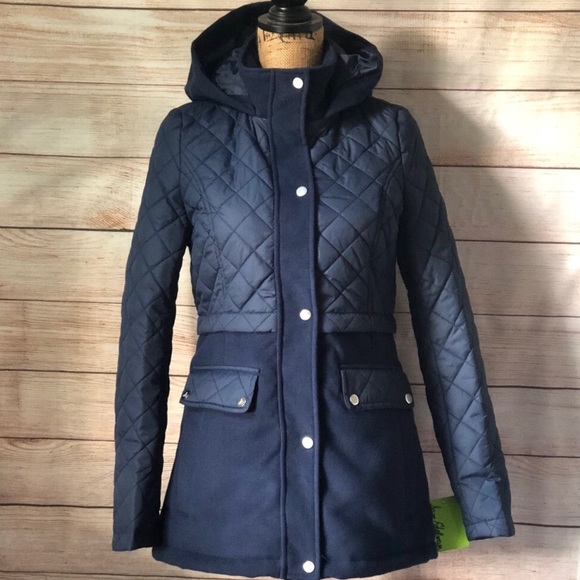 Sam Edelman Jackets & Blazers - Sam Edelman NWT- Quilted Fleece Hooded Jacket- SM